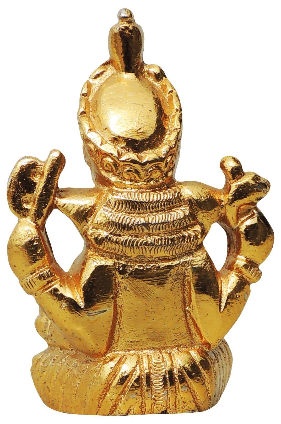 Brass Showpiece Ganesh Ji Statue - 1.5*1.5*3 Inch (BS815 A)