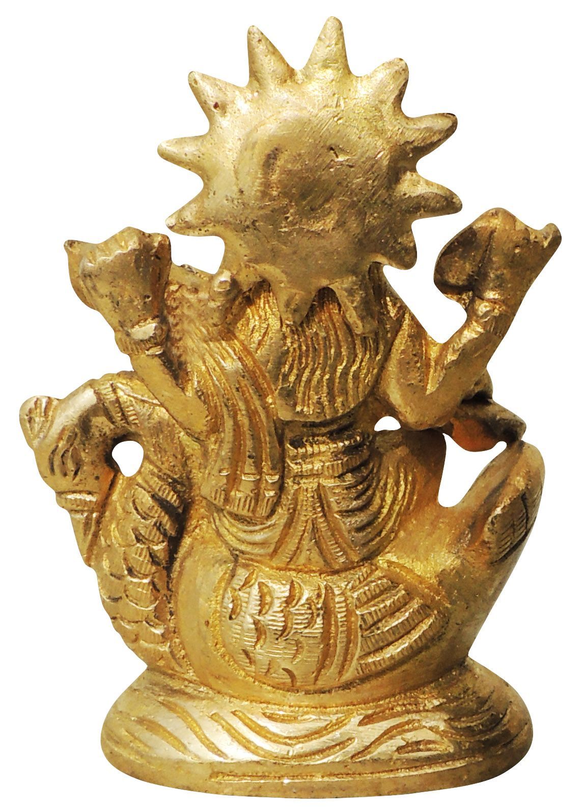 Brass Showpiece Saraswati Ji Statue - 2.5*1.5*3.5 Inch (BS816 A)