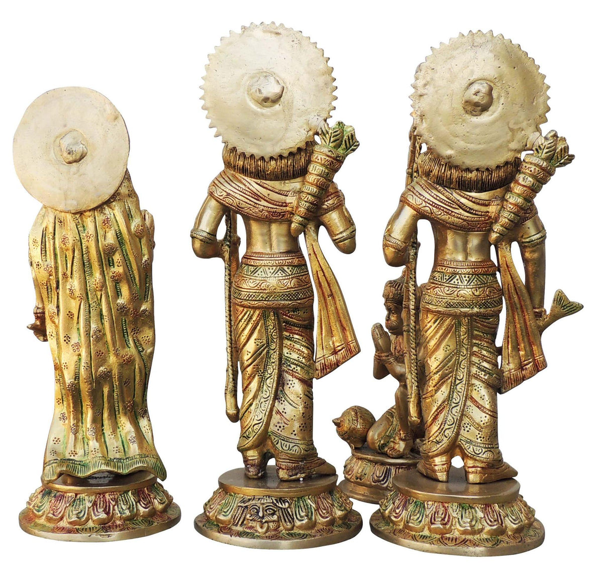 Brass Showpiece Hanging Ram Darbar Statue - 0.6*3.5*5 inch (BS1259 A)