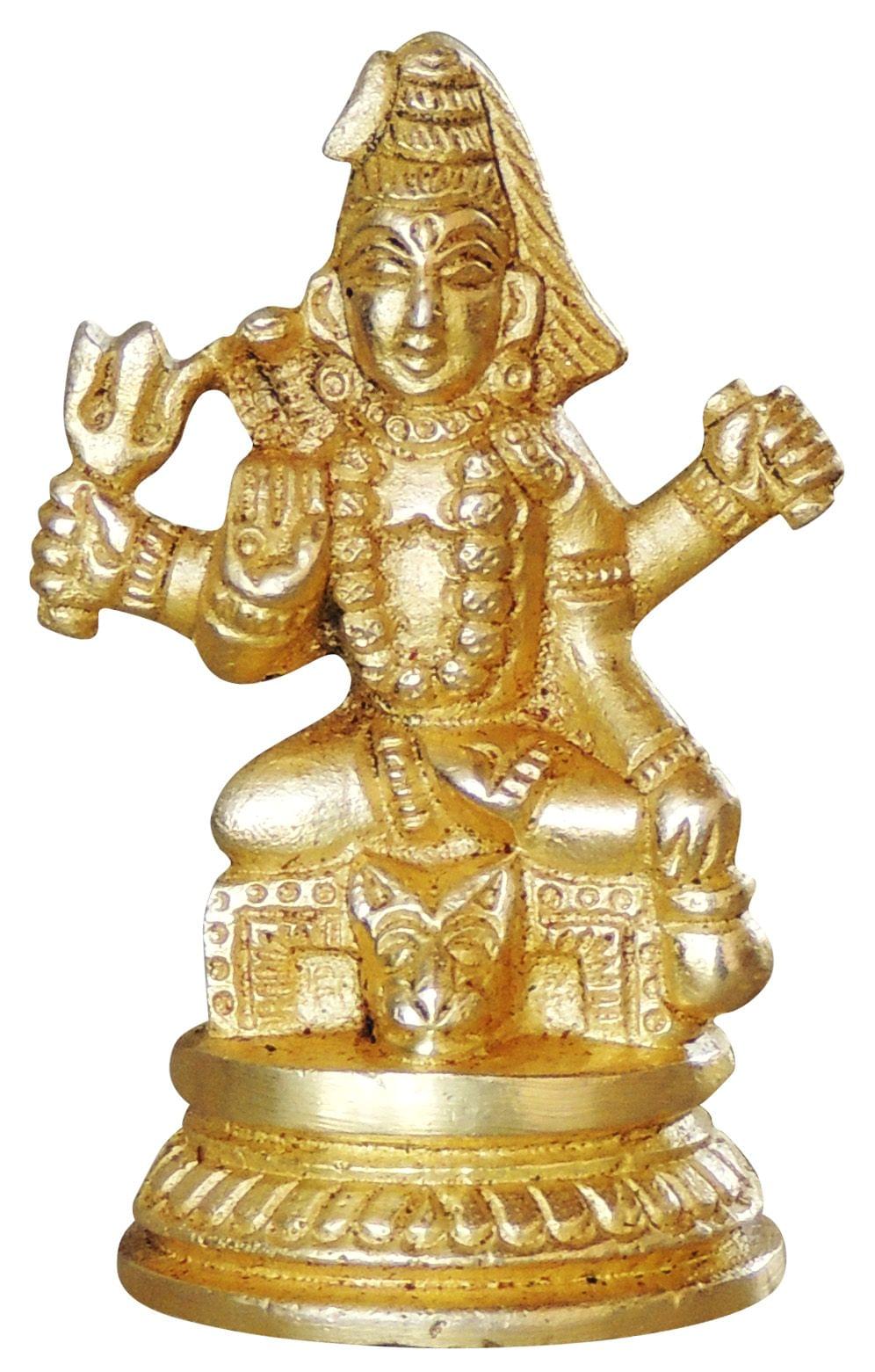 Brass Showpiece Shiv Ji Idol Statue - 1.5*1*2.5 inch (BS856 C)