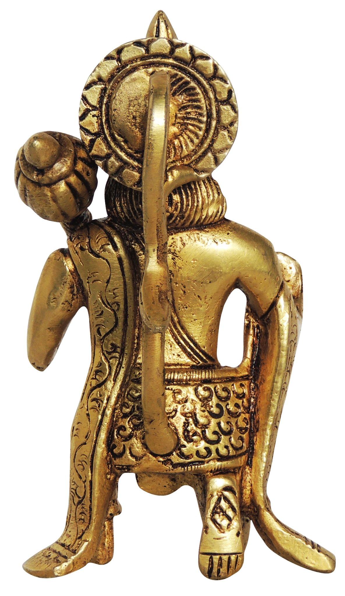 Brass Showpiece Hanuman Ji God Idol Statue - 2.5*1.5*5 Inch (BS874 C)
