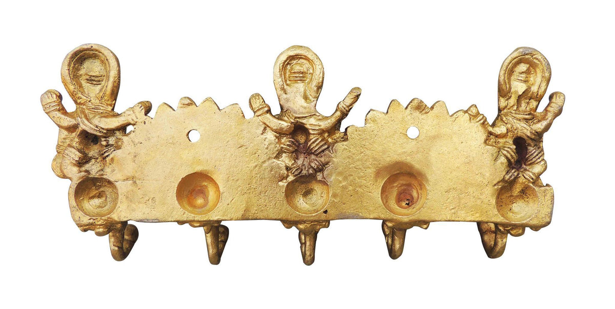 Key Holder 5 Ganesh-10*2*4.5 Inches (BS950 B)