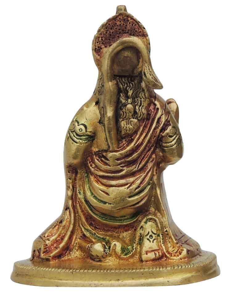 Brass Showpiece Sitting Hanuman Ji God Idol Statue - 3.5*2.2*5 Inch (BS970 A)
