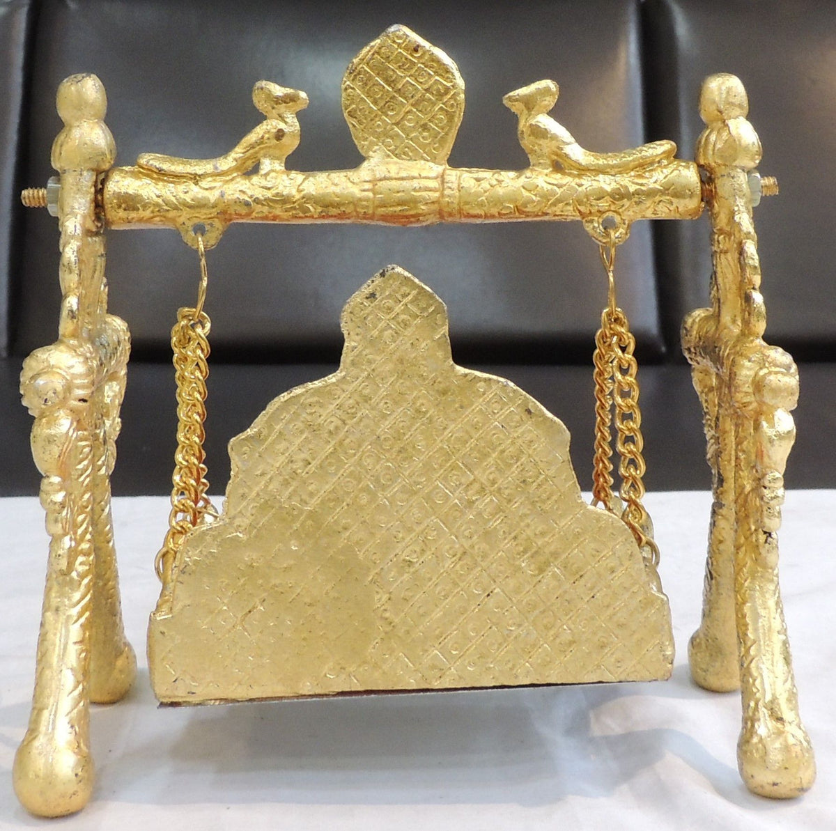 Aluminium Showpiece Jhula - 6.5*4*6.5 Inch (AS258 M)