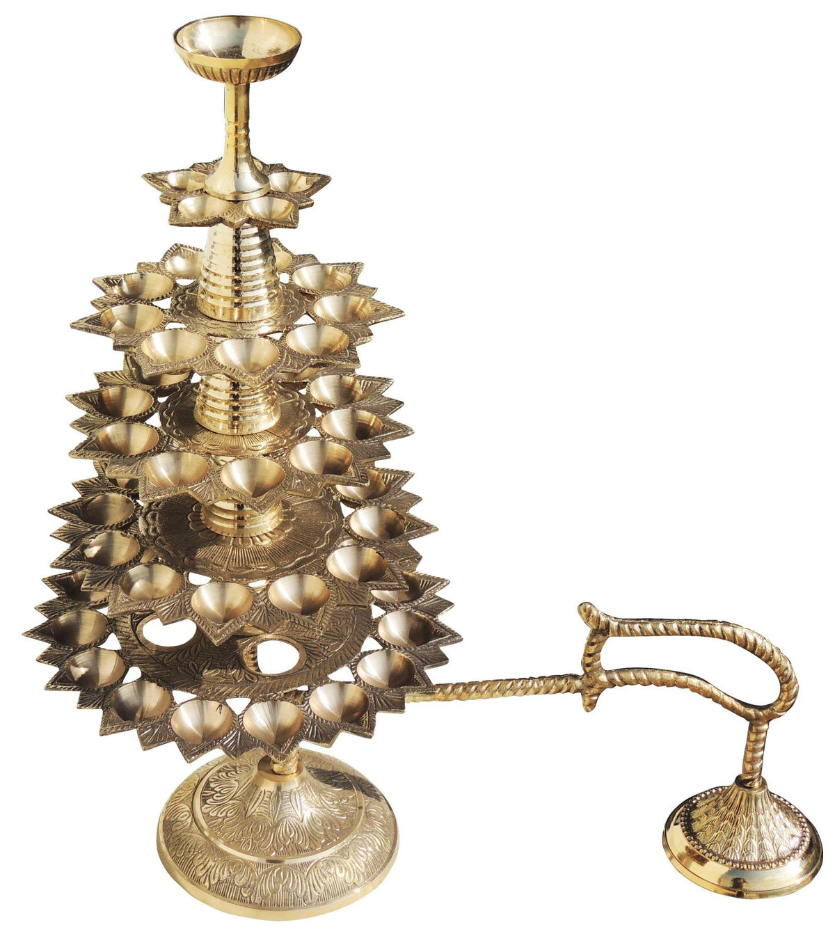 Brass Ganga Arti 51 Bati (F447 B)