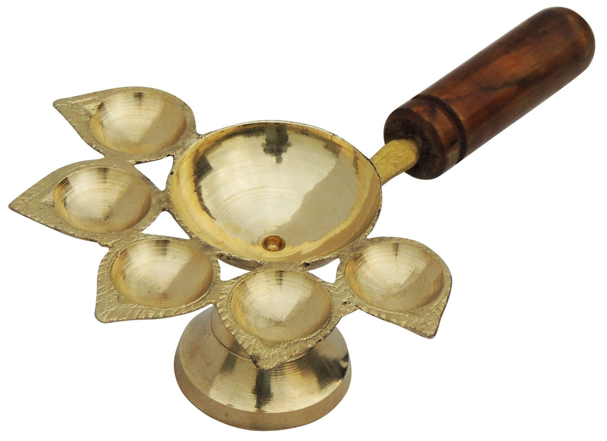 Lakdhi Panch Arti No. 1 - 6.6*4.4*2.2 inch (F649 B)