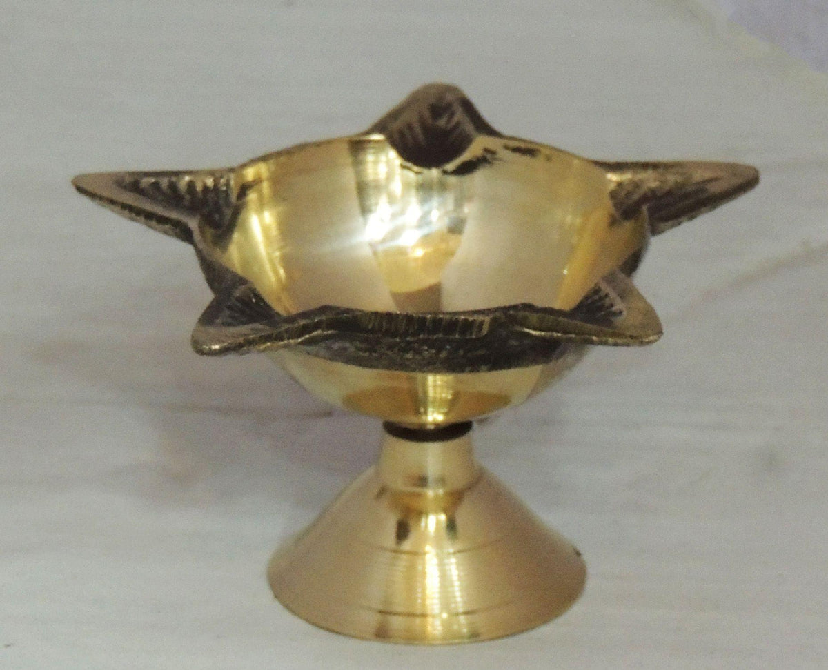 Panch Mukhi Deepak No. 1 - 3.2*3.2*2 inch (F663 D)
