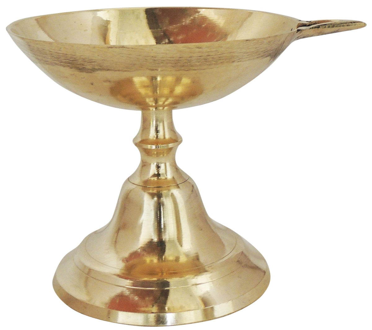 Brass Table Decor Panti Stand Deepak No. 4 Pooja Item (F685 D)