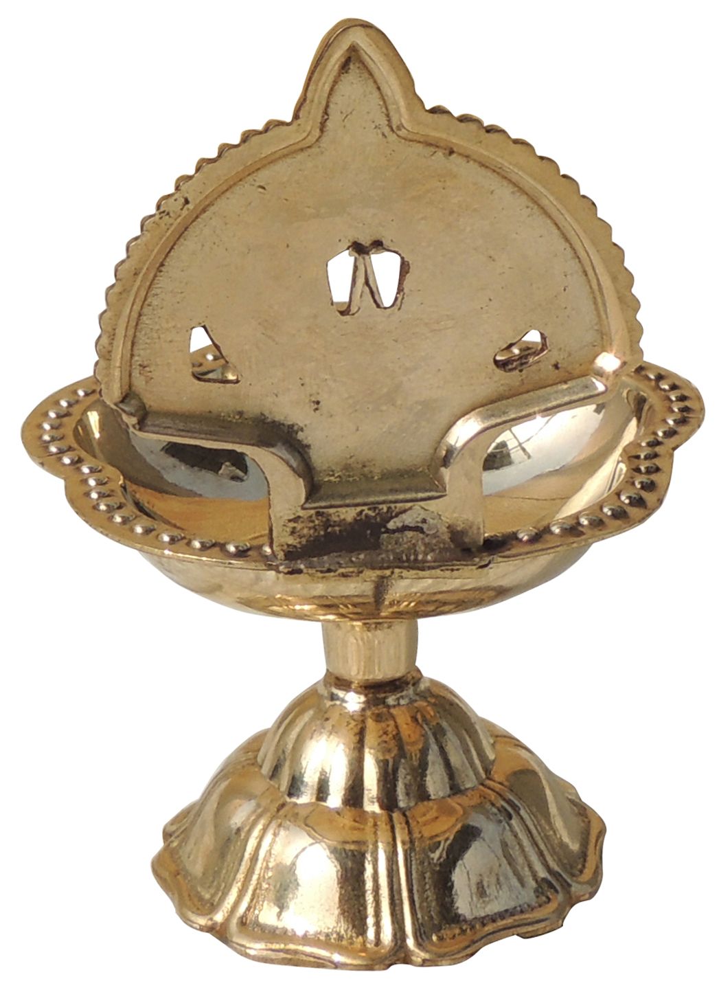 Brass Table Decor Trishul Deepak No. 2 - 2.5*2.2*3.5 Inch (F781 C)