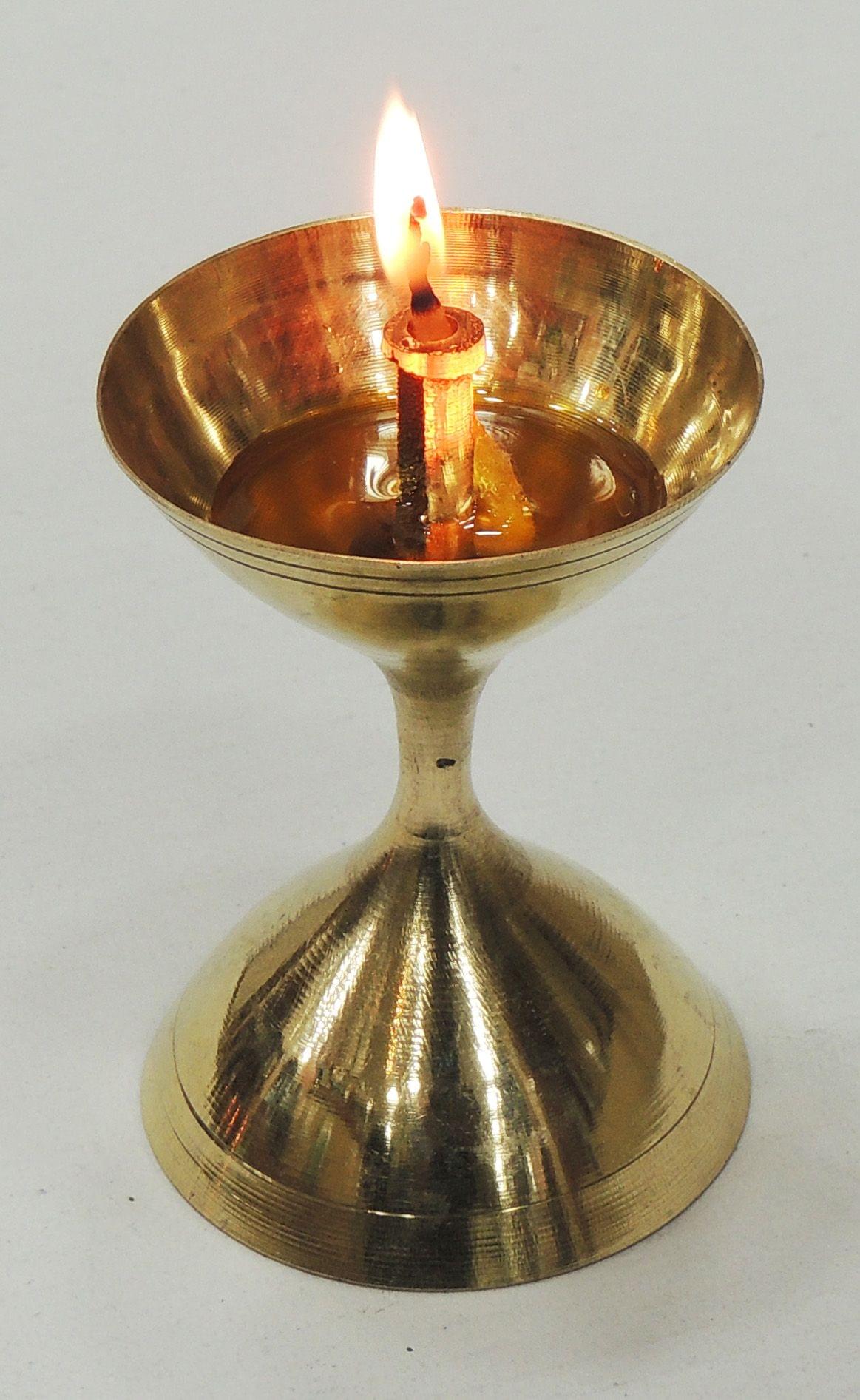 Akhand Deepak No. 9- 2.1*2.1*3 inch (Z193 I)