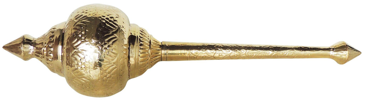 Brass Hanuman Mace, Gada No. 7 - 7*7*27 Inch (Z531 G)