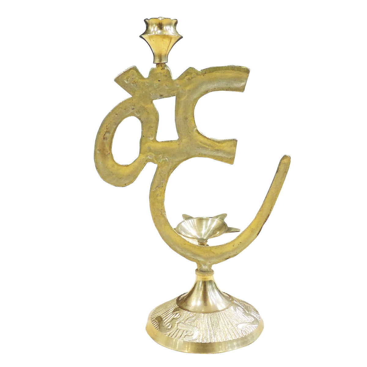 Brass Om Stand - 4.2*3.5*6.5 Inch (Z649 C)