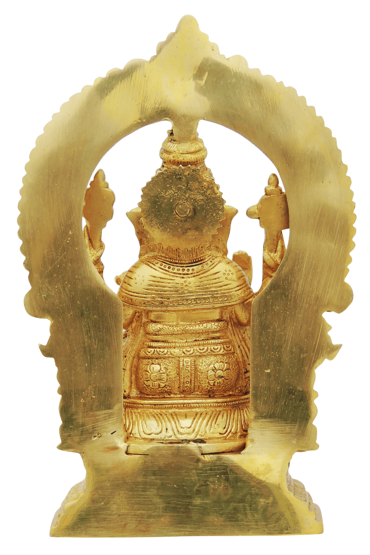 Brass Showpiece Ganesh Ji God Idol Statue - 6.2*3.5*9.6 Inch (BS1325 G)