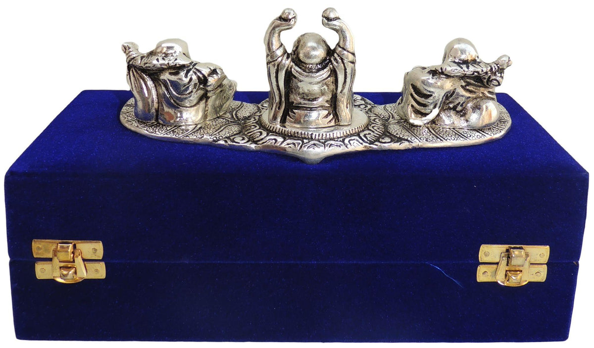 Showpiece Laughing Buddha Set - 8*3.5*3 inch (AS004)