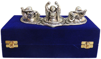 Showpiece Laughing Buddha Set - 8*3.5*3 inch (AS004)