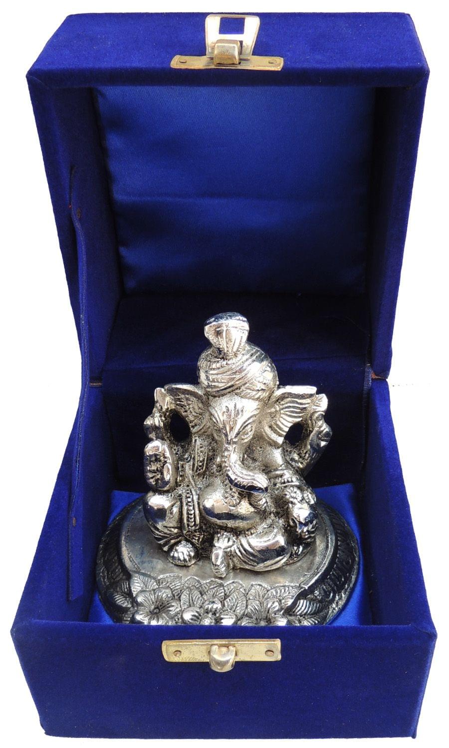 Showpiece Pagdi Ganesh Ji - 4*4*3.5 inch (AS068 A)