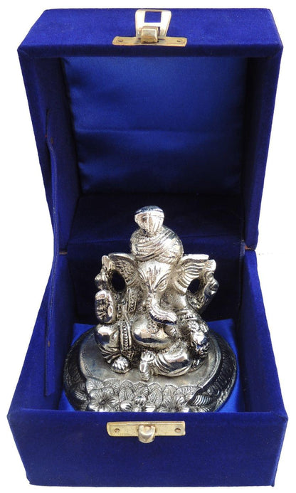 Showpiece Pagdi Ganesh Ji - 4*4*3.5 inch (AS068 A)