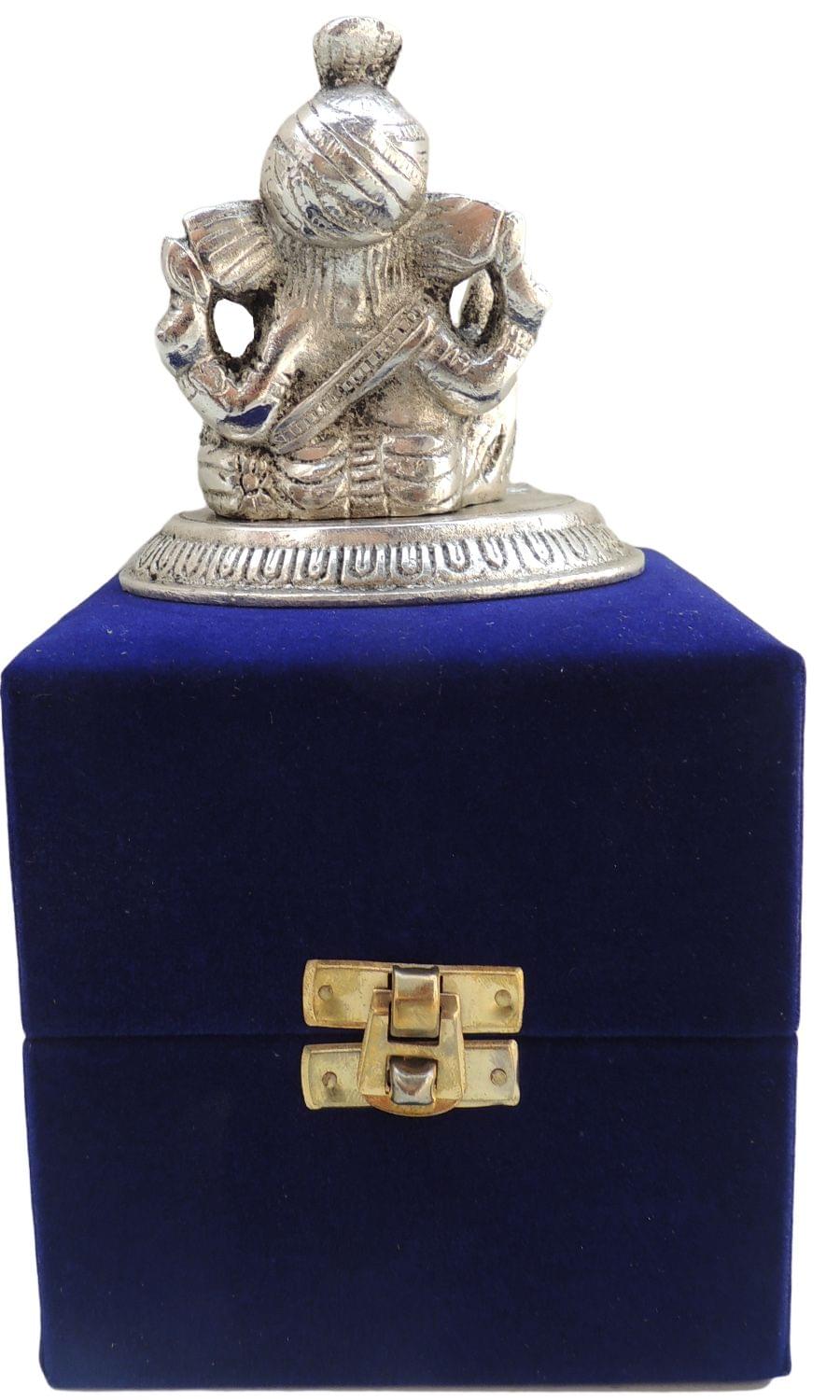 Showpiece Pagdi Ganesh Ji - 4*4*3.5 inch (AS068 A)