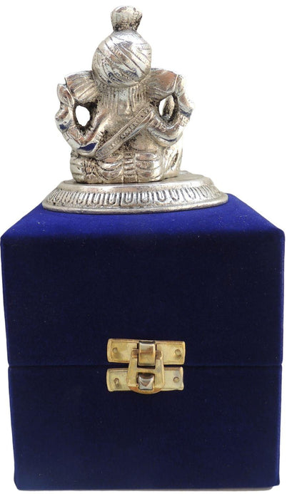 Showpiece Pagdi Ganesh Ji - 4*4*3.5 inch (AS068 A)