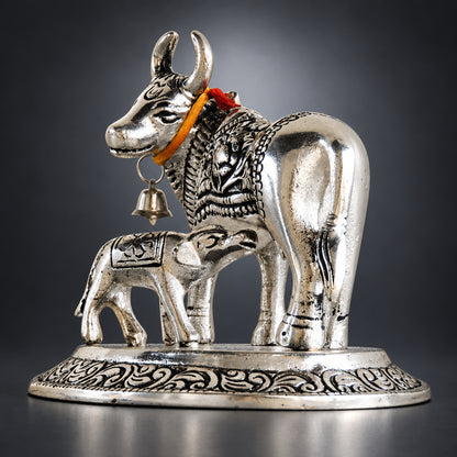 Showpiece Cow Statue - 5.3*4.2*4.4 inch (AS073 S)