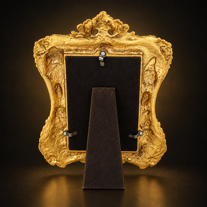 Aluminium Showpiece Photo Frame Statue - 9.5*0.5*7.5 Inch (AS088 B)