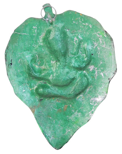 Showpiece Ganesh Patta Small Green - 5.8*0.5*7.3 inch (AS096 B)
