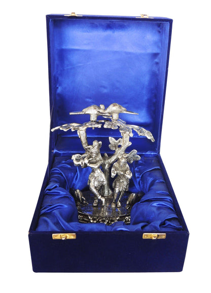 Showpiece Standing Radha Krishna Statue Under Tree  - 7.4*5.5*7.5 inch (AS134 S)