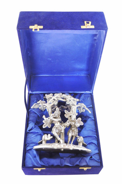 Showpiece Standing Radha Krishna Statue Under Tree  - 7.4*5.5*7.5 inch (AS134 S)
