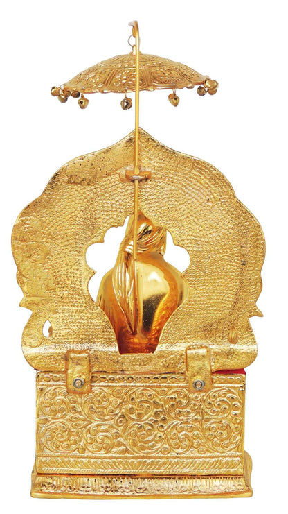 Aluminium Sai Baba Sitting GOld-7*5*13.5  (AS151 G)