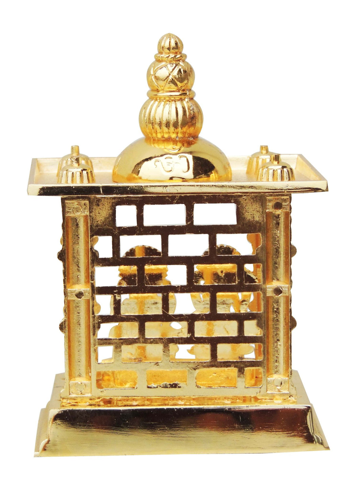 Aluminium Showpiece Laxmi Ganesh Darbar, God Idol Statue - 4*2.5*5.5 Inch (AS163 B)