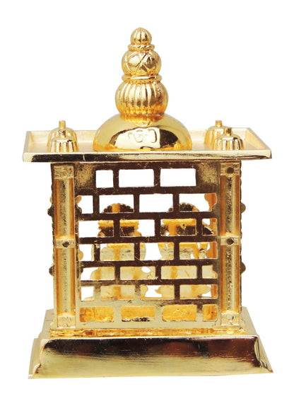 Aluminium Showpiece Laxmi Ganesh Darbar, God Idol Statue - 4*2.5*5.5 Inch (AS163 B)
