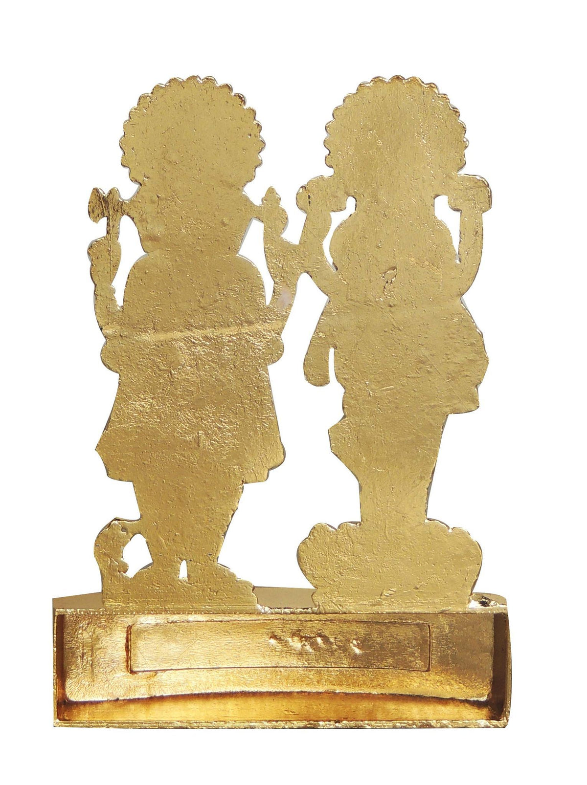 Aluminium Showpiece Standing Laxmi Ganesh, God Idol Statue - 2.8*0.4*4 Inch (AS192 B)