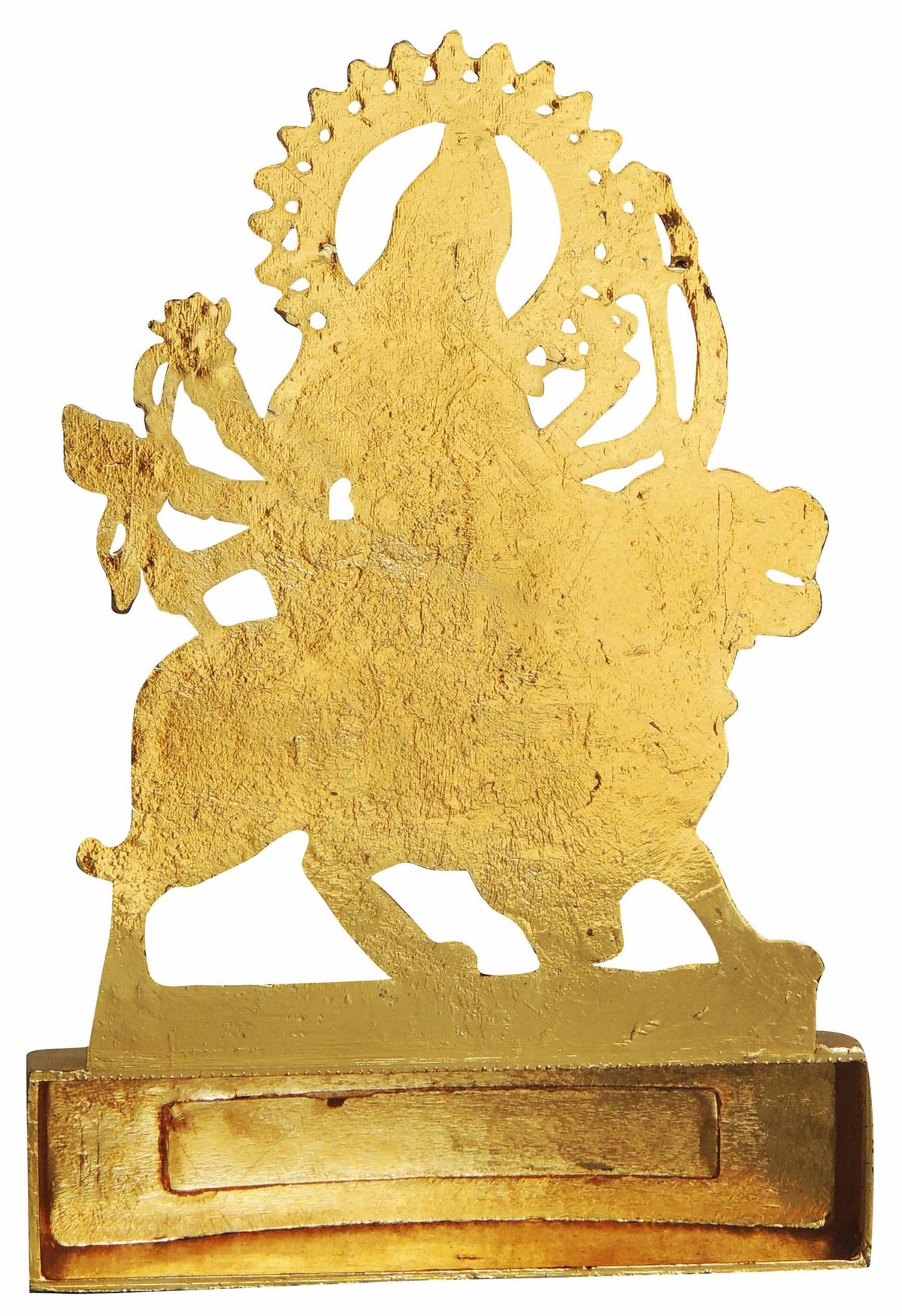 Aluminium Showpiece Durga Ji, God Idol Statue - 3*0.5*4.2 Inch (AS193 C)