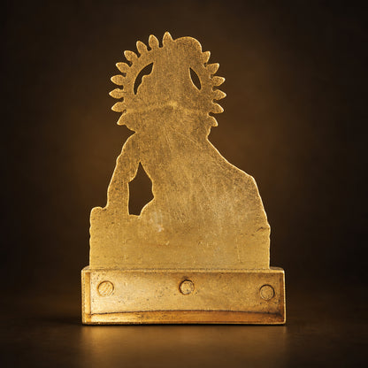 Aluminium Showpiece Laddu Gopal, God Idol Statue - 3*0.5*4 Inch (AS193 D)