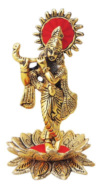 Showpiece Krishna Statue - 3.5*3.5*6.5 inch (AS200 G)