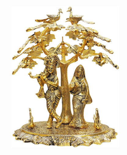 Aluminium R K Standing Tree Gold -12*9*16 Inches (AS201 G)