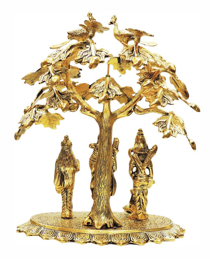 Aluminium Ram Dharbar Tree Gold -12*9*16 Inches (AS202 G)