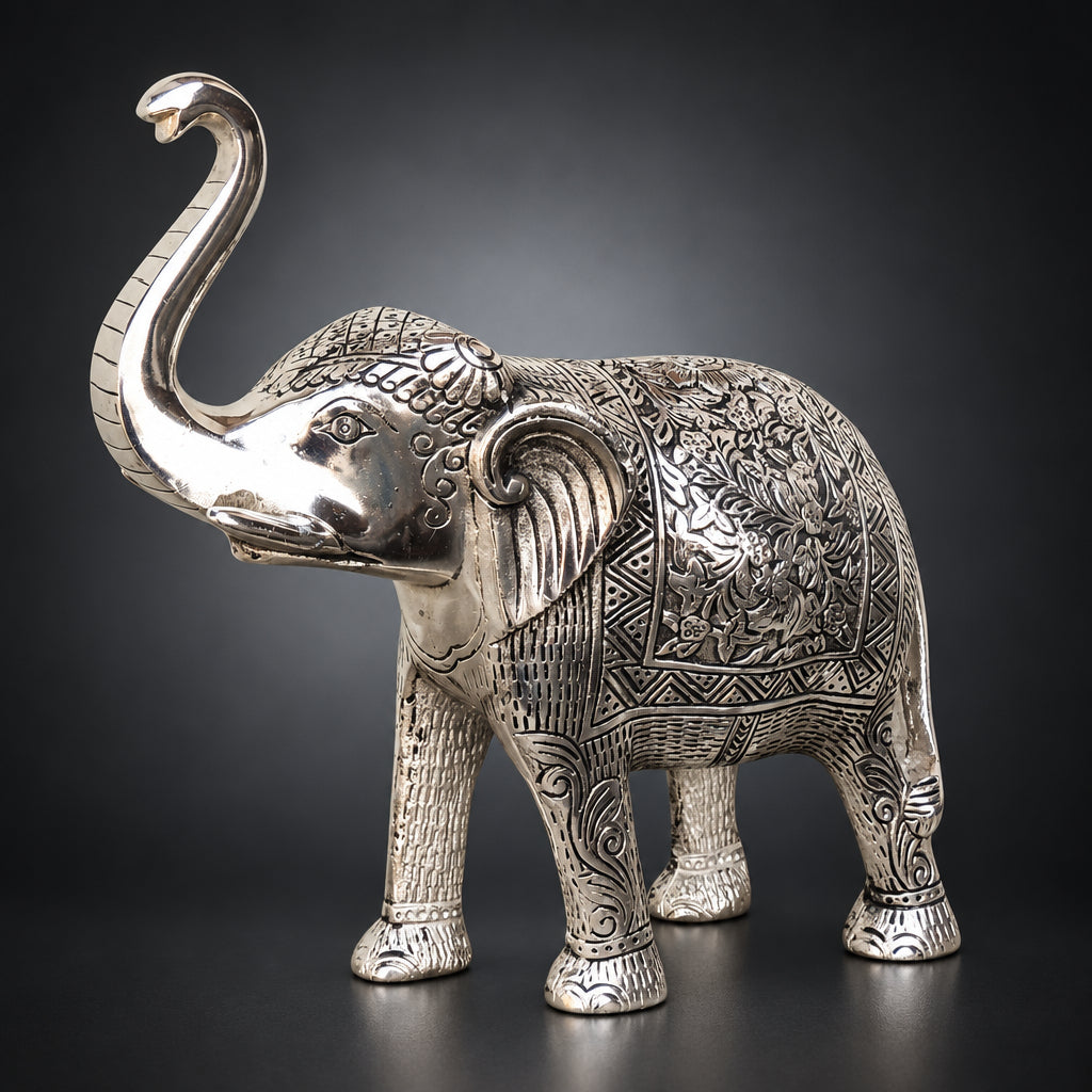 Aluminium  Elephant - 11.5*4.5*11 inch (AS213 S)