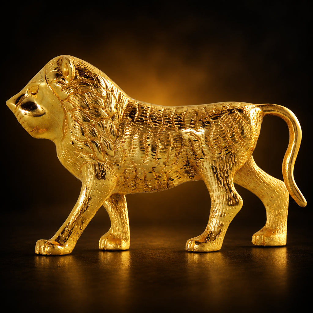 Aluminium Lion Gold-9.2*3*5.6  (AS214 G)
