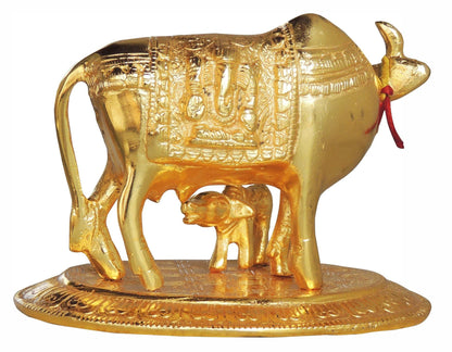 Showpiece Cow Statue - 6.5*4.8*5 inch (AS217 G)