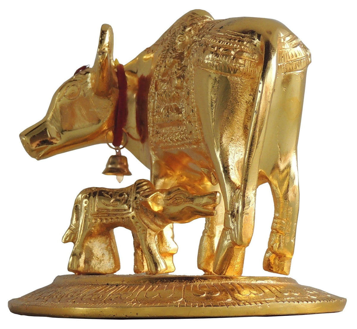 Showpiece Cow Statue - 6.5*4.8*5 inch (AS217 G)
