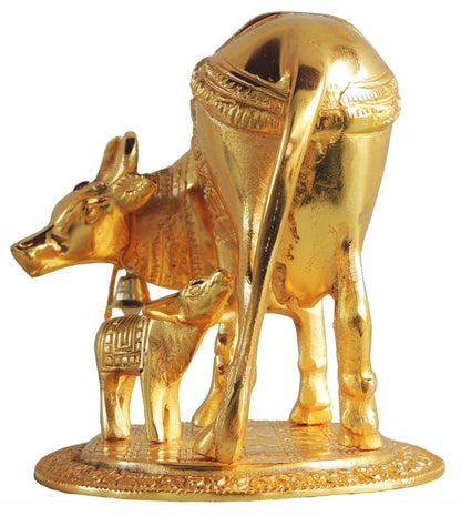 Showpiece Cow Statue - 8.5*5.6*6.5 inch (AS218 G)