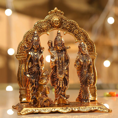 Showpiece Ram Darbar Statue with  Red Velvet Box  - 8.6*5*9.5 inch (AS229 G)