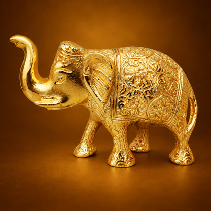 Aluminium Showpiece Elephant Big - 6.4*2.5*4 inch (AS240 B)