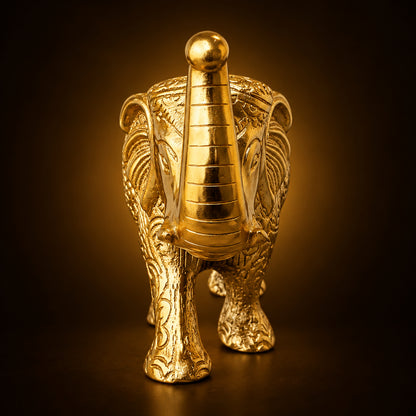 Aluminium Showpiece Elephant - 7*3*5 inch (AS240 C)