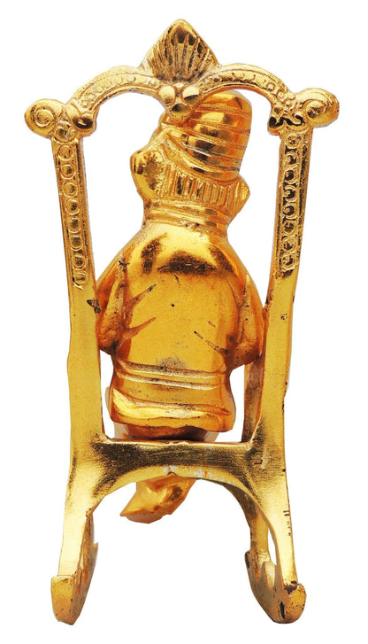 Showpiece Ganesh On Chair - 3.2*3.8*6 inch (AS241 G)