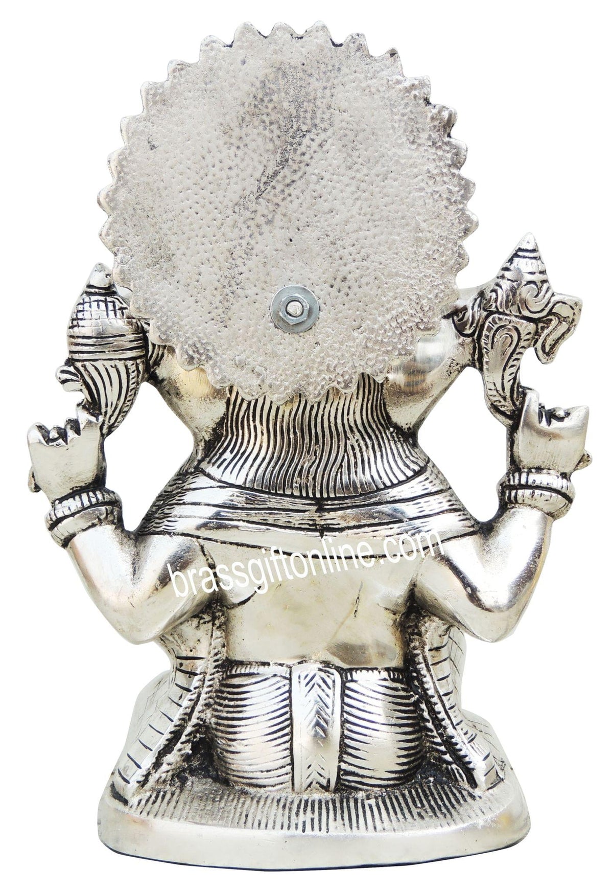 Showpiece Ganeshji Silver - 6.8*4.3*9.4 inch (AS244 S)