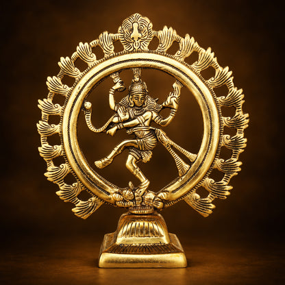 Showpiece Nataraja Statue- 8.6*3.3*9.9 inch (AS247 G)