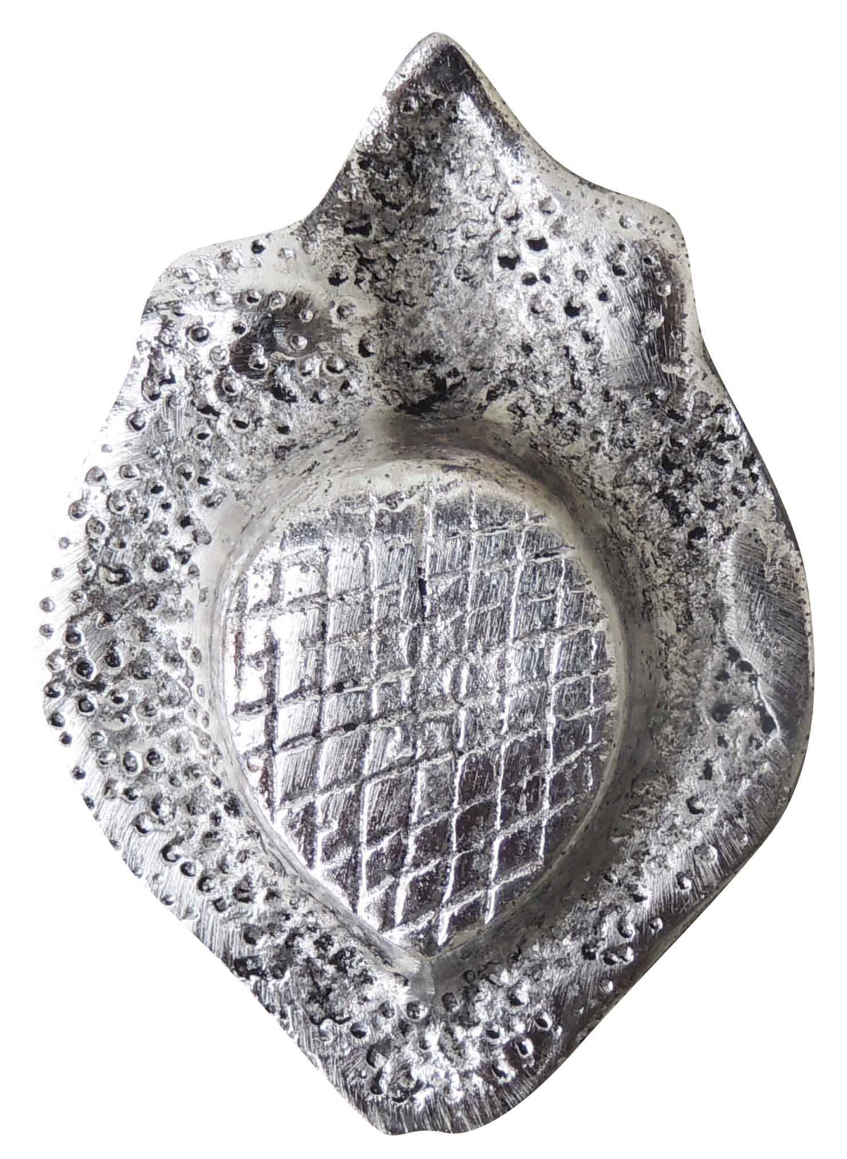 Aluminium Showpiece Shank Deepak, Oil Lamp - 2.1*3*0.5 Inch (AS268 C)