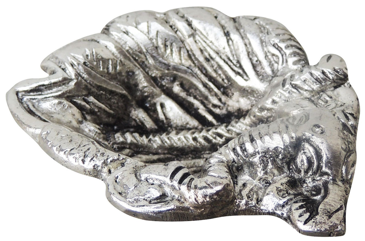 Aluminium Showpiece Deepak With Ganesh On Patta Statue - 2.2*2.5*0.5 Inch (AS268 D)